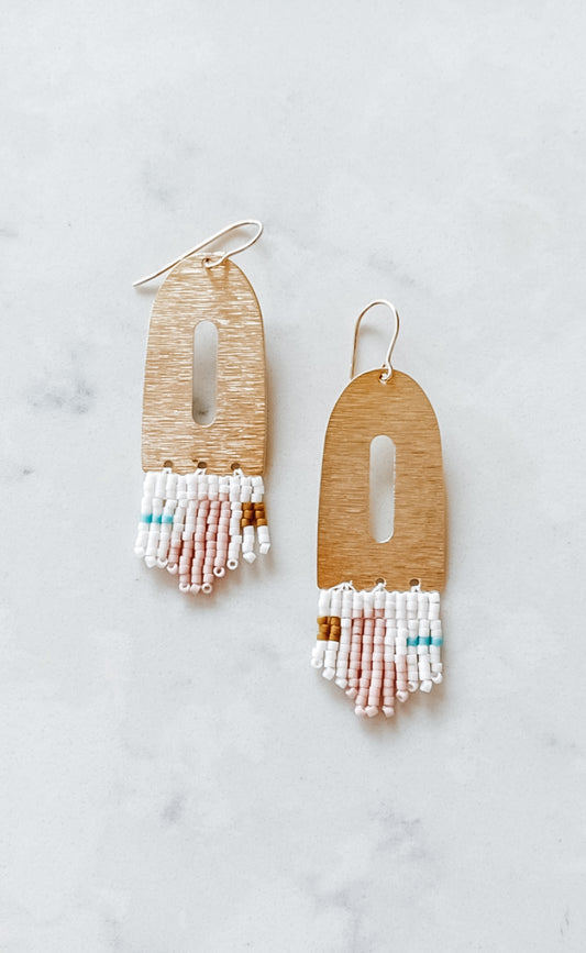 Hand Beaded Earrings
