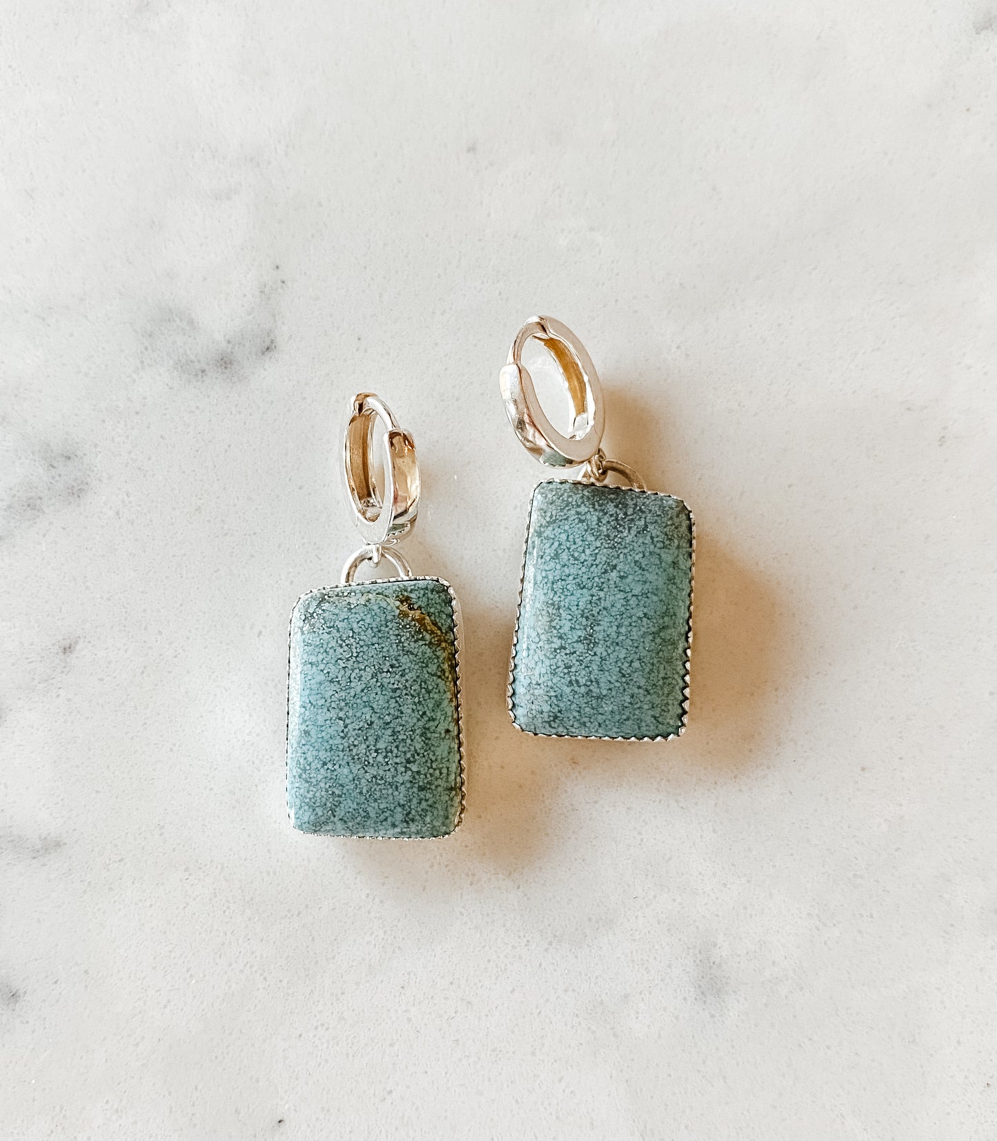 No. 8 Turquoise Hoops